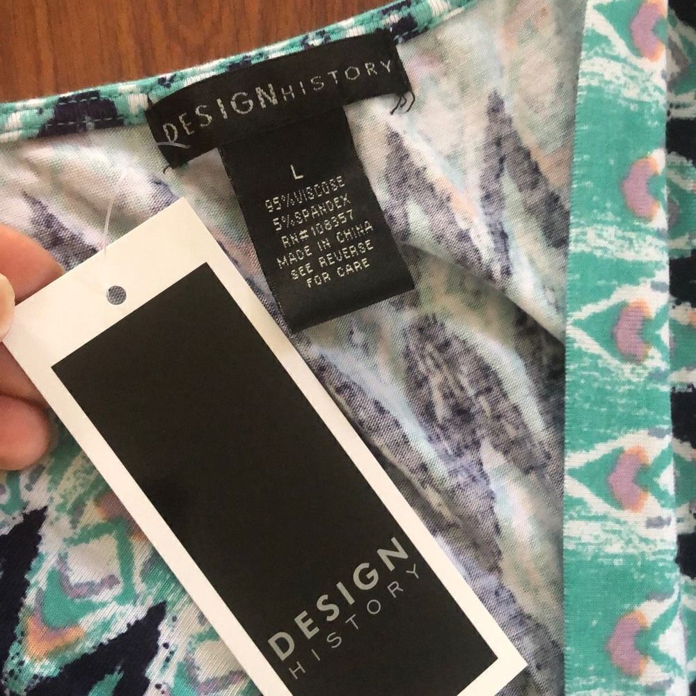 NWT DESiGN History Bohemian style ruched, maxi dr… - image 2